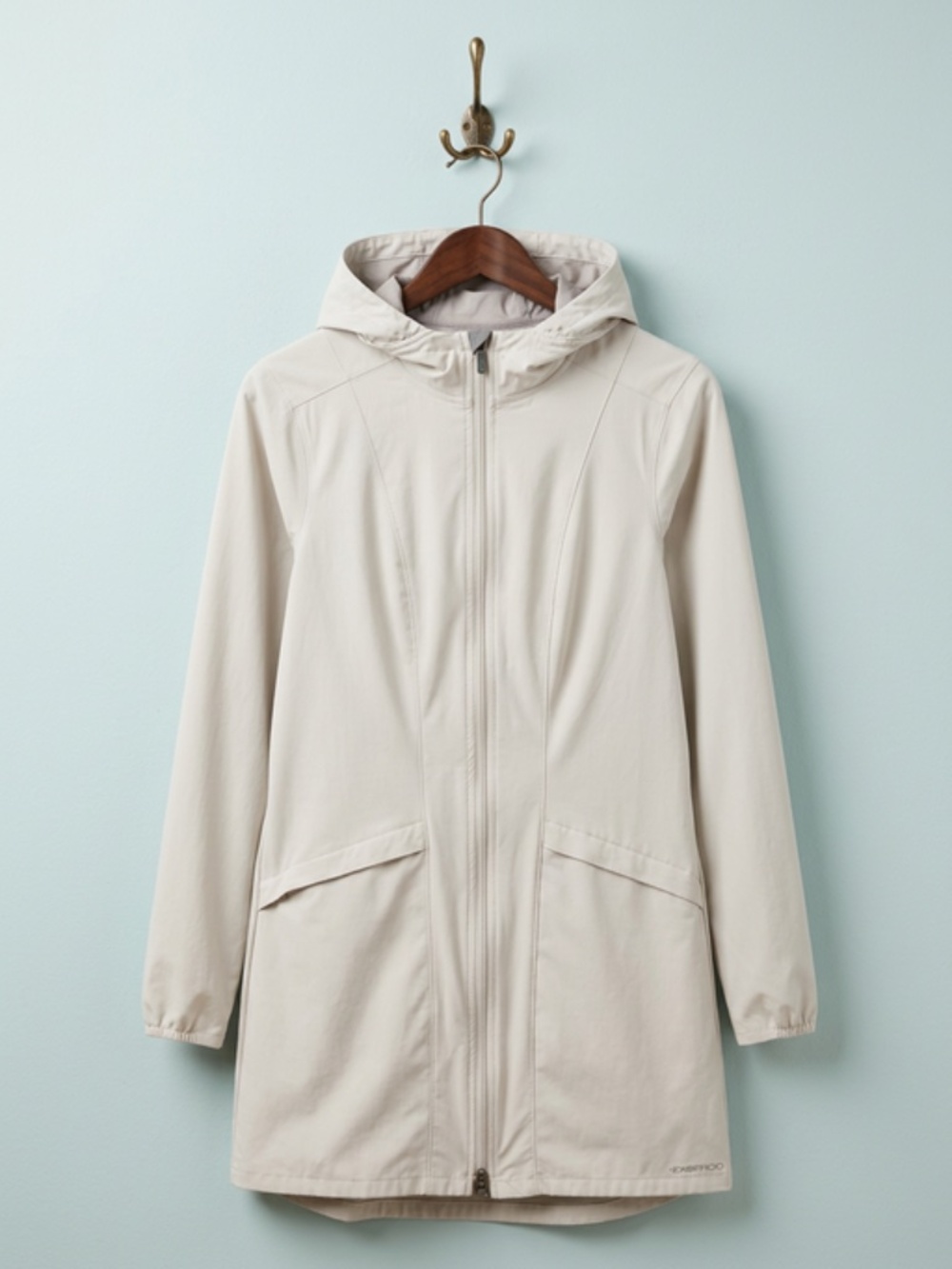 ExOfficio Stone Hooded Rain Jacket Full-Zip Long Travel Women's XS